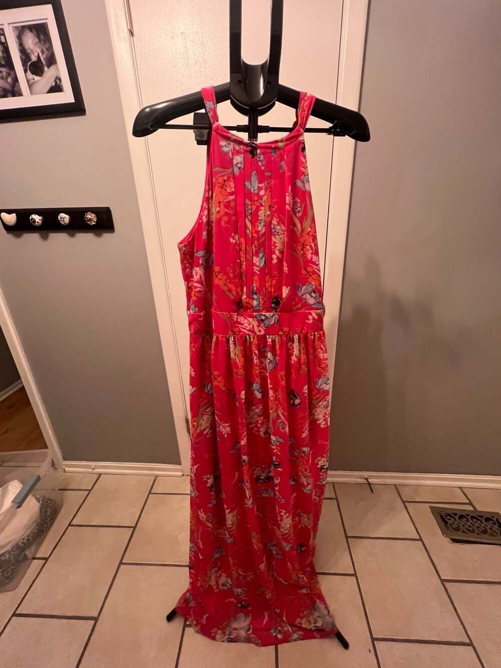 INC International Concepts Floral Maxi Dress, Size 12